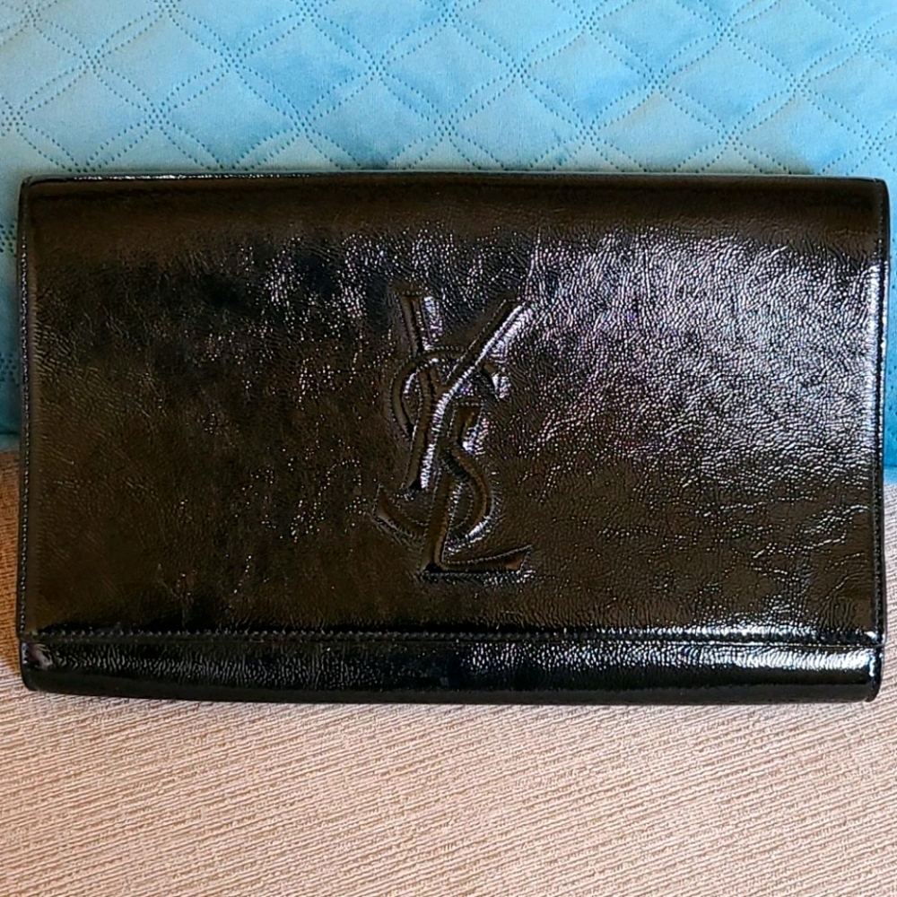 YSL Patent Leather Clutch